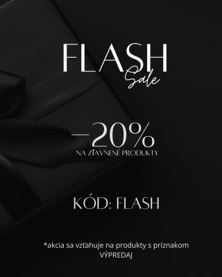 STARÉ preč, aby bolo miesto pre NOVÚ kolekciu 🤩 S kódom FLASH získaš EXTRA ZĽAVU 20% na už zľavnené produkty, tak to...